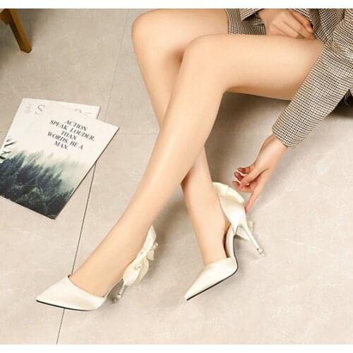 Women Sandals Sexy Leather Party Shoes Heel Fine Party Prom Shoes Woman Footwear sandalias high heels