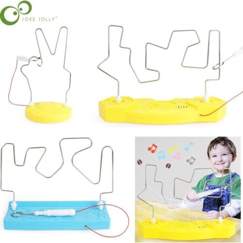 1Set Kids Collision Electric Shock Toy Education Electric Touch Maze Game Party Funny Game Children Kids Study Supplies Toys GYH
