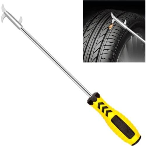 1pcs Car Tire Cleaning Hook screwdriver High Quality Explosionproof Alloy Scraper Multifunctional Stone Cleaning Tool