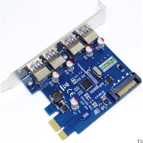 10 Pcs PCI Express Riser Card PCI-E 1x to 16x 1 to 4 PCIE USB 3.0 Slot Adapter for Bitcoin Mining Bitcoin Miner