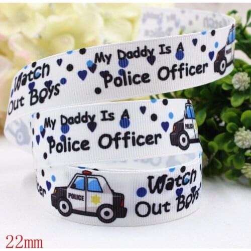 165455,(7/8")22mm 10yard/lot fathers day Ribbons Thermal transfer Printed grosgrain Wedding Accessories DIY handmade material