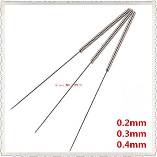 3pcs/Set nozzle cleaning needle 0.2mm 0.3mm 0.4mm Optional