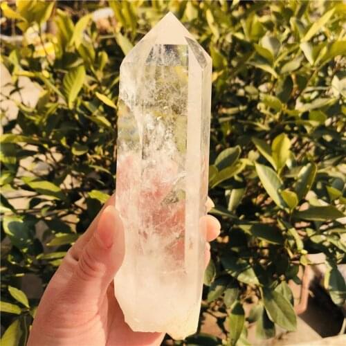 Large Clear Lemurian Seed Quartz Natural Point Cluster Crystal Rough Healing