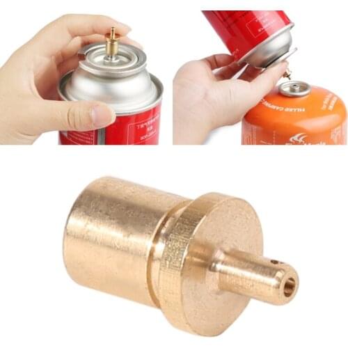 Gas Refill Adapter Outdoor Camping Stove Cylinder Filling Butane Canister