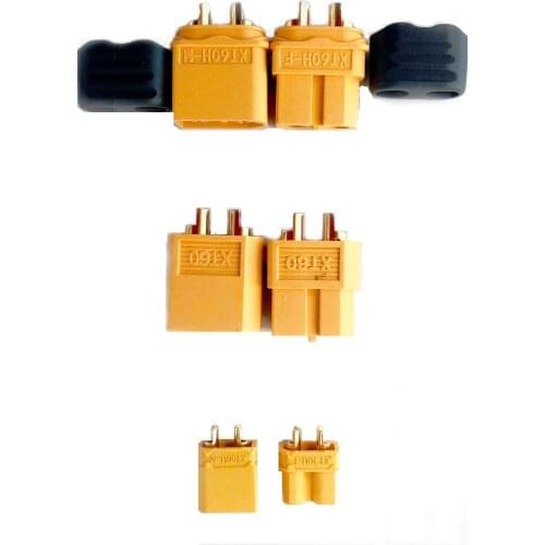 Amass XT60 XT60H XT30U + Plug Connector 5 Male 5 Female for RC Quadcopter FPV Racing Drone batería Lipo (5Pairs )
