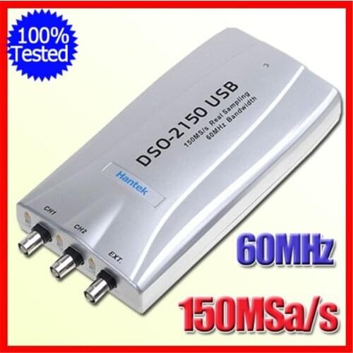 DSO2150 Digital Oscilloscope USB PC 150MSa/s 60MHz bandwidth Hantek DSO 2150 USB 2.0 interface