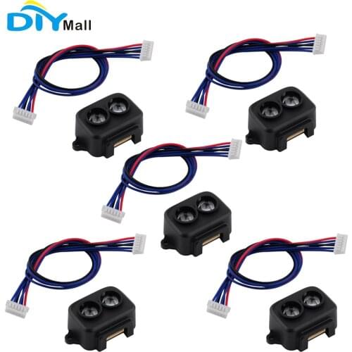 5Pcs Benewake TF-Luna LiDAR Range Finder Sensor Single-Point Micro Ranging Module 5V UART IIC Interface With 6P 1.25mm Cable