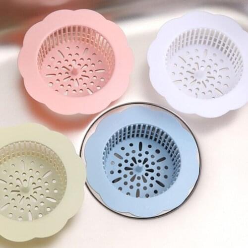 Sink Filter Screen Floor Drain Hair Stopper Sink Strainer Cover Hone Tools High Quality PP Material and Stable Structure