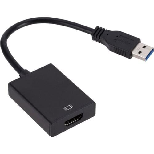 USB3.0 to HDMI HD converter, can watch high-definition video with HDMI input port, output resolution up to 1080p