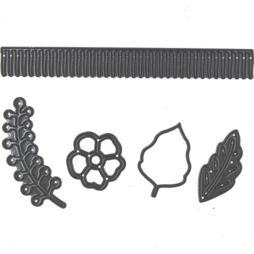 KSCRAFT Leaves Metal Cutting Dies Stencils for DIY Scrapbooking/photo album Decorative Embossing DIY Paper Card