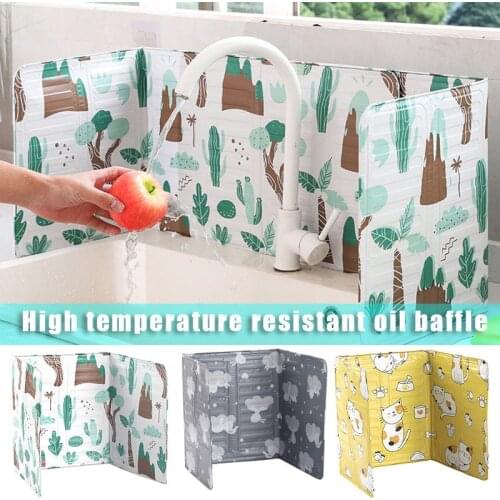 Hot Kitchen Anti Splatter Shield Guard Oil Splash Guard Aluminum Foil Oil Block Oil Barrier Stove Cook Anti-splashing Oil Baffle