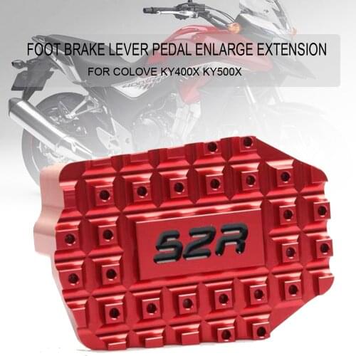 Motorcycle Billet Wide Foot Pegs Pedals Scrambler Rest Footpegs For Colove KY400X KY500X