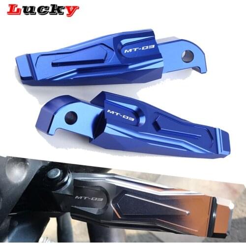 Hot Deals New Motorcycle CNC Accessories For Yamaha MT-03 MT 03 MT03 2015-2019 Rear Passenger Footrests Foot Rests Pegs Pedals