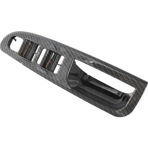 Waterproof Window Switch Panel Carbon Pattern Durable Window Switch Bezel Replacement 3C1867171B for Passat B6 2006-2010