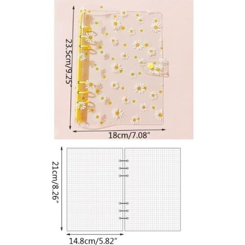 A 5 Loose-leaf Binder Cover 10 Pcs/Pack A 5 Clear Zipper Pocket 45 Sheets/Pack A 5 Loose-leaf Refill Paper 3 Optionals
