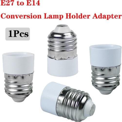 E27 To E14 Lamp Bulb Socket Base Holder Converter LED Halogen Light CFL Light Anti-aging Socket Adapter Lamp Holder 85V -265V