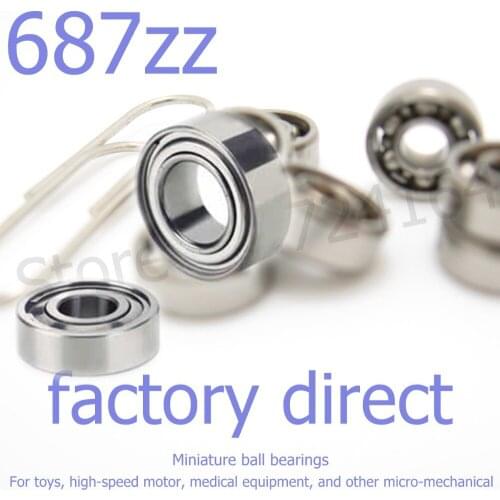 Factory direct sale 687ZZ L1470ZZ AX7ZZ W687ZZ 687-2Z ULZ7147*14*5 mm high-quality model bearing helicopter model car available