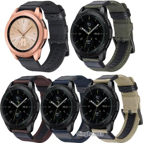 22mm Woven Nylon Replacement Band Sport Strap For Samsung Gear S3 46mm/Watch3 45mm