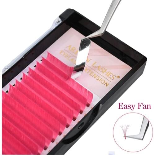 Arison 7 Colors Eyelash Extension Individual Faux Mink False Eye Lashes Natural Professional Eye Extension Lashes And Wholesale
