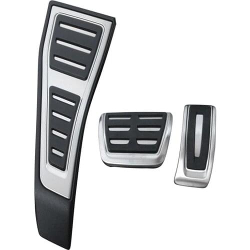 RHD No Drilling AT For Audi Q7 A4 A5 S4 B9 8W 2016 2017-2019 Car Fuel Gas Brake Pedal Pad Plate Cover Replace Right Hand Drive