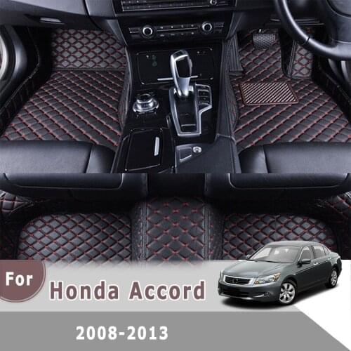 RHD Carpets Car Floor Mats For Honda Accord 2013 2012 2011 2010 2009 2008 Automobiles Parts Accessories Rugs Decor Protect