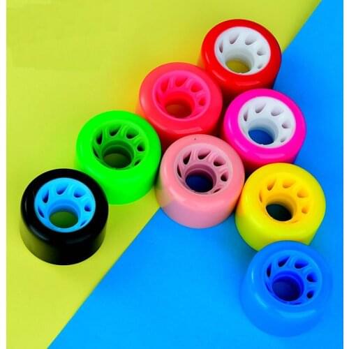 Roller Skate Wheel 58 * 32 Roller Skate Skate Skate Skateboard Wheel Skateboard Accessories PU Wheel Brush the Streets Non-slip