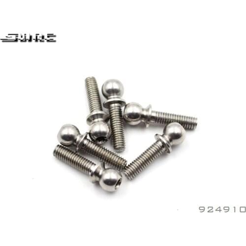 SN-RC 924910 1:10 RCAccessories BALL END 4.9mm WITH THREAD 10mm H2.0(6)