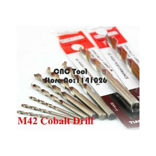 1PCS 7.6mm-12.0mm containing cobalt drill, HSS-CO straight shank twist drill,suitable metal stainless steel (8/9/10/11/12mm)