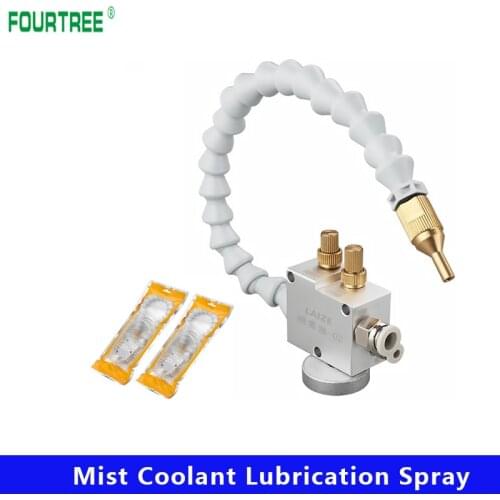 Mist Coolant Lubrication Spray System CNC Lathe Milling Drill Engraving MachineTool For 8mm Pipe Cooling Drop High Quality