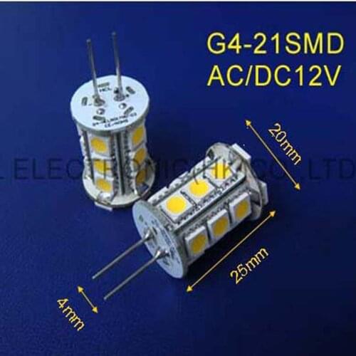 High quality AC/DC12V G4 led Crystal lights LED GU4 bulbs 12VAC G4 led lamps GU4 LED Downlights 12v free shipping 50pcs/lot