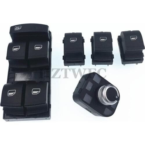 High Quality Power Window Mirror Switch Button 4F0 959 851 4F0 959 855 4F0959565 For AUDI A6 S6 C6 RS6 A6 Allroad Quattro A3 Q7