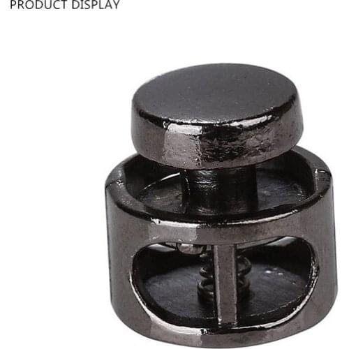 10pcs Pack Cord Lock Toggle Stopper Bean Black Gun Plated Size: 12.5mm*4mm Toggle Clip NK234
