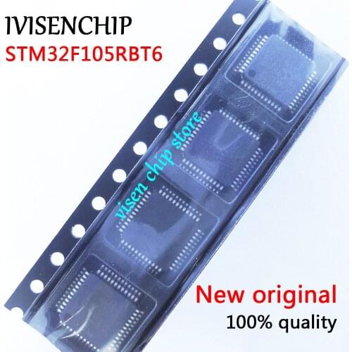 2pcs STM32F105RBT6 STM32F105RB STM32F105 LQFP-64