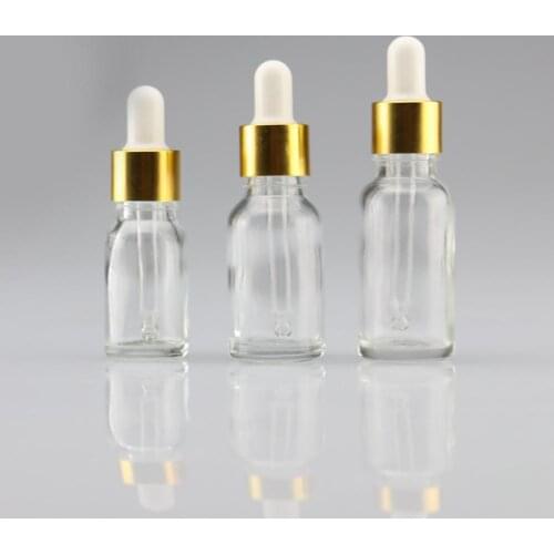 5/10/15/20/30/50/100ml Amber Glass Dropper Bottle Essential Oil Display Vials Small Serums Perfume Brown Sample Test Bottle