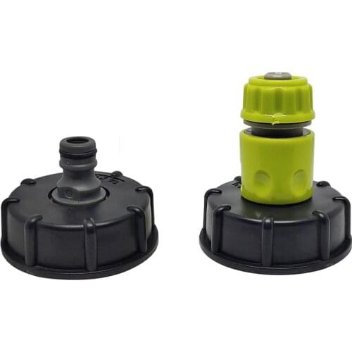 IBC Tank Tap Adapter Garden Hose Connector Plastic Water Hose Pipe Adapter Replacement Valve Fitting Parts