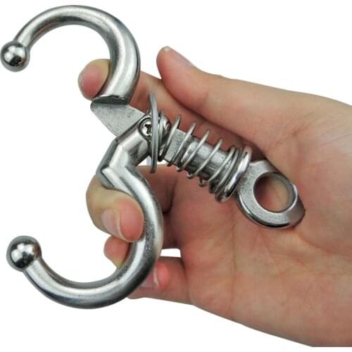 Farm Animals Stainless Steel Automatic Cow Spring Nose Pliers Cattle Baoding Ware Binding Tool Nose Clamp Traction Cattle Ring