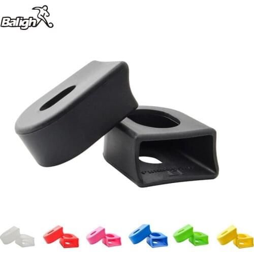 Balight 2 PCS Bike Crank Cover Protector Silica Gel BIcycle Race Crank Boot Protectors Crankset Protective Case