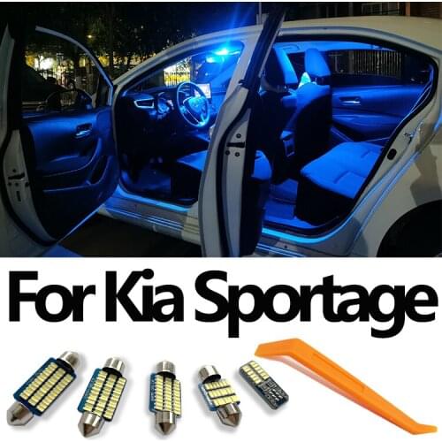 Canbus Error Free For Kia Sportage 2 3 4 2005-2020 Vehicle LED Interior Dome Trunk License Plate Light Car Lighting
