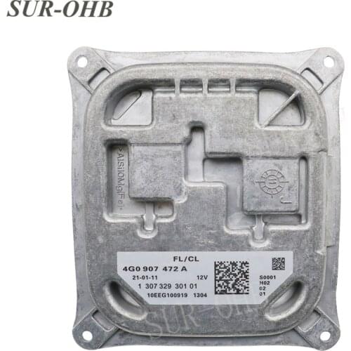 Ignition unit control 4G0907472A Xenon LED ECU Module Daytime Running ABL OEM Headlight Ballast 4G0907472B 1307329300 For A7 S7