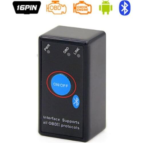 Bluetooth ELM327 V1.5 ELM 327 Firmware V1.5 Obd2 Diagnostic Tool with Switch