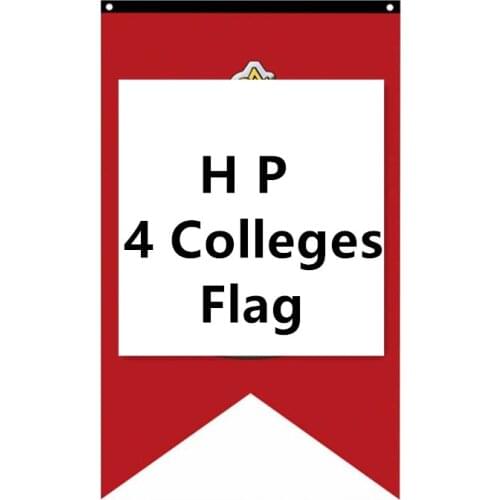 75*125cm Harri Potters Flag Halloween Banners College Christmas Kids Supplies Decoration Bunting Hanging Flag Gift for Children