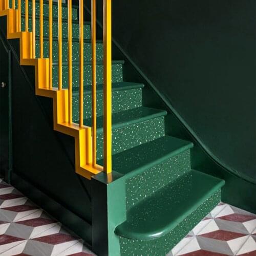 Emerald Metal Wind Terrazzo Wall Stickers Kitchen Bathroom Living Room Modern Home Decor 3D Wallstickers Self Adhesive Wallpaper