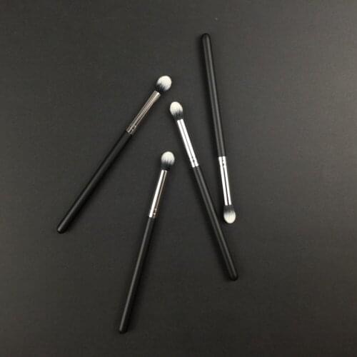 Esha Black Eye Makeup Brushes Soft Hair Portable Travel Cosmetic Brush For Make Up