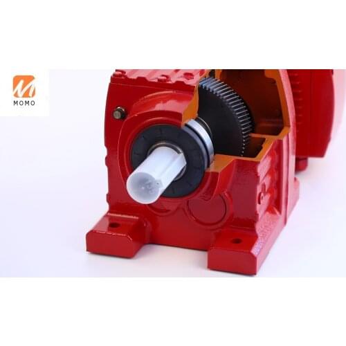 R series helical geared motor transmission gearbox