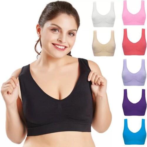 Hot 3pcs Women Seamless Wireless Bra Padded Sport Casual Daily Women Girl Bras sy998