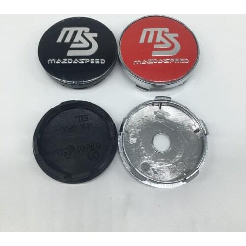 4pcs 56mm 60MM MS Car logo Wheel Center Cap rim Badge dust-proof covers decal refit Creative decoration emblem sticker