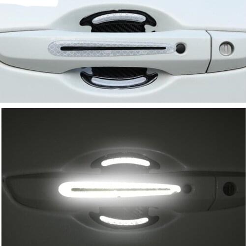 Car Door Handle Stickers Strips Styling Accessories FOR SSANGYONG Actyon Chairman Istana Korando Kyron Musso Nomad Rexton