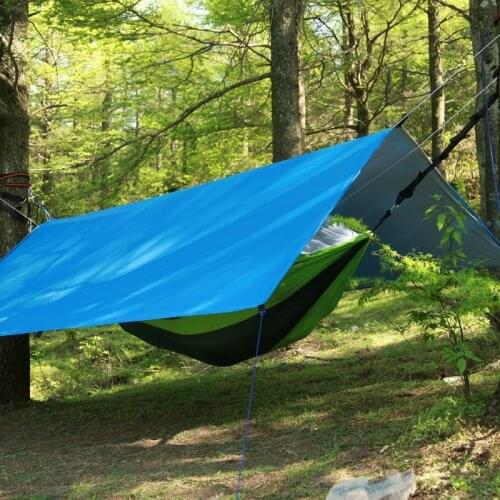 Outdoor Portable Awning Hanging Tent Wear-resisting Large Multi-functional Mat Folding UV Proof Waterproof Outdoor shade cloth