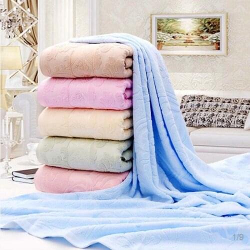Newly listed pure cotton blanket thin for summer air conditioning blankets throws bed cover sheet floral relief Chinese soft