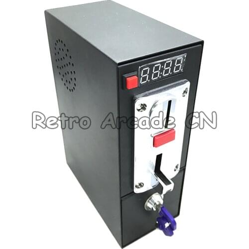 Popular Sales High Quality Timer Control Box with DG600F 6 Kinds Coins Selector For Washing Machine
